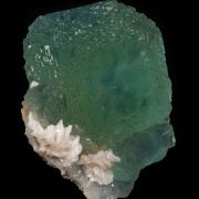 Fluorite with Dolomite and Quartz