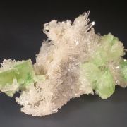 Augelite on Quartz