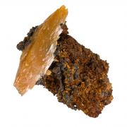 Wulfenite (large bipyramidal crystal)