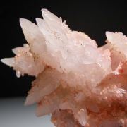 Rhodochrosite on Quartz