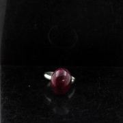 Silver Plated Ruby Ring. 19.64 ct.