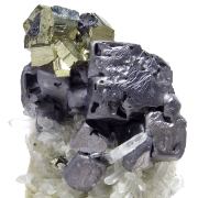 Galena, pyrite, quartz