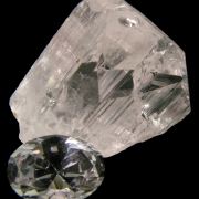 Danburite: Rough and Cut