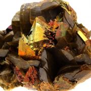 Siderite + Chalcopyrite.