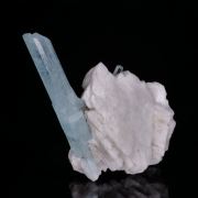 AQUAMARINE on ALBITE - Nyet-Bruk, Pakistan