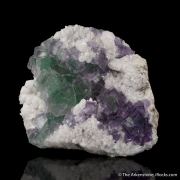 Fluorite on Quartz