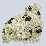 Sphalerite on Siderite