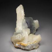 FLUORITE with PHANTOMS, CALCITE