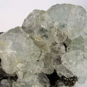 Fluorite on Pyrite and Galena