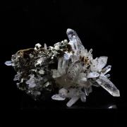 Siderite, Quartz, Pyrite.