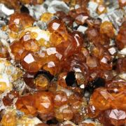 gem GARNET var. SPESSARTINE, QUARTZ var. SMOKY