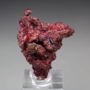 CUPRITE var. CHALCOTRICHITE, COPPER