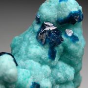 Veszelyite on Hemimorphite