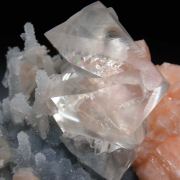 Calcite with Stilbite