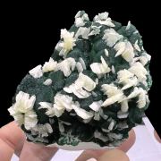 Cerussite, malachite