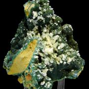 Cerussite, malachite