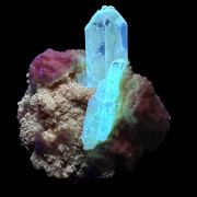 Celestine, sulphur, calcite