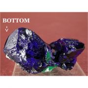 Azurite, Brochantite