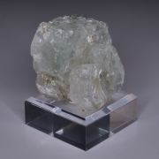 AQUAMARINE and MUSCOVITE - Pingwu beryl mine, Mt Xuebaoding, Pingwu Co., Mianyang, Sichuan, China