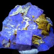 Fluorite, quartz, galena, siderite