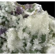 Fluorite, Calcite, Chalcopyrite, Chlorite