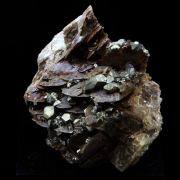 Siderite, Quartz, Pyrite.