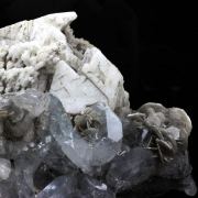 Goshenite, Muscovite, Albite.