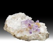 Fluorite with Quartz