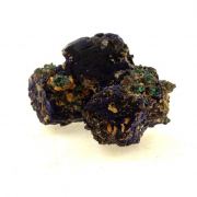 Chessylite (Azurite) + Cuprite.