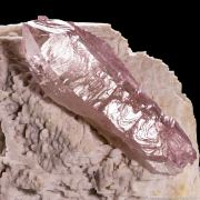 Quartz var. Rose on Albite