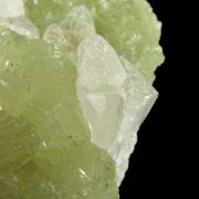 Prehnite casts after Anhydrite with Calcite