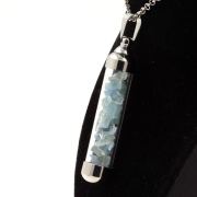 Raw Aquamarine necklace.