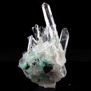 Quartz + Chalcopyrite + Malachite. 136.0 ct.