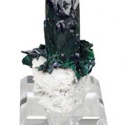 Azurite with Malachite