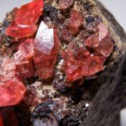 Rhodochrosite with Fluorite