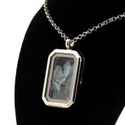 Raw Aquamarine necklace.