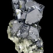 Galena, calcite