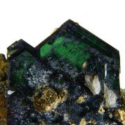 Vivianite with Childrenite and Paravauxite