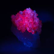 Corundum var. Ruby with Calcite