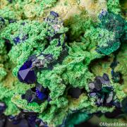 Azurite, Malachite after Azurite