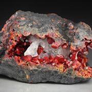 REALGAR, CALCITE