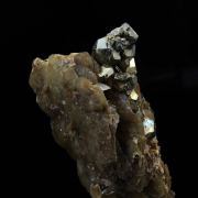 Siderite, Quartz, Pyrite.