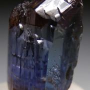 Allanite on Tanzanite