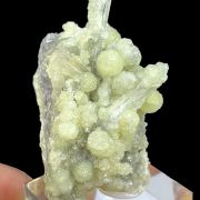 Wavellite, quartz