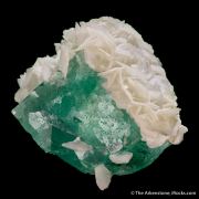 Fluorite with Calcite