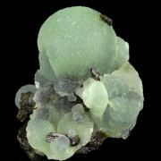 Prehnite on Epidote