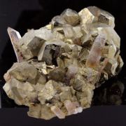 Pyrite, Quartz, Siderite.