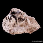 Quartz with clay inclusions