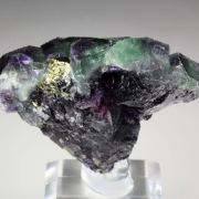 FLUORITE with PHANTOMS, PYRITE