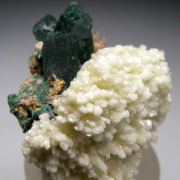 Calcite with Malachite after Azurite